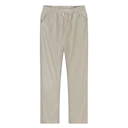 Poli - Pantalon en lin aéré pour hommes pour l'été